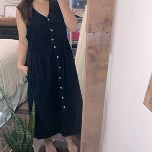 Cabin Creek vintage corduroy maxi dress size 14